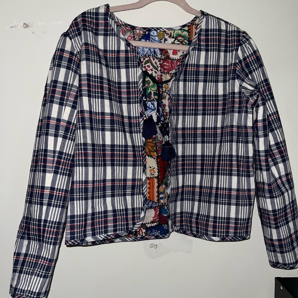 - Alix Of Bohemia Billie Broken Glass Quilt Reverseable  Jacket - Picture 7 of 17